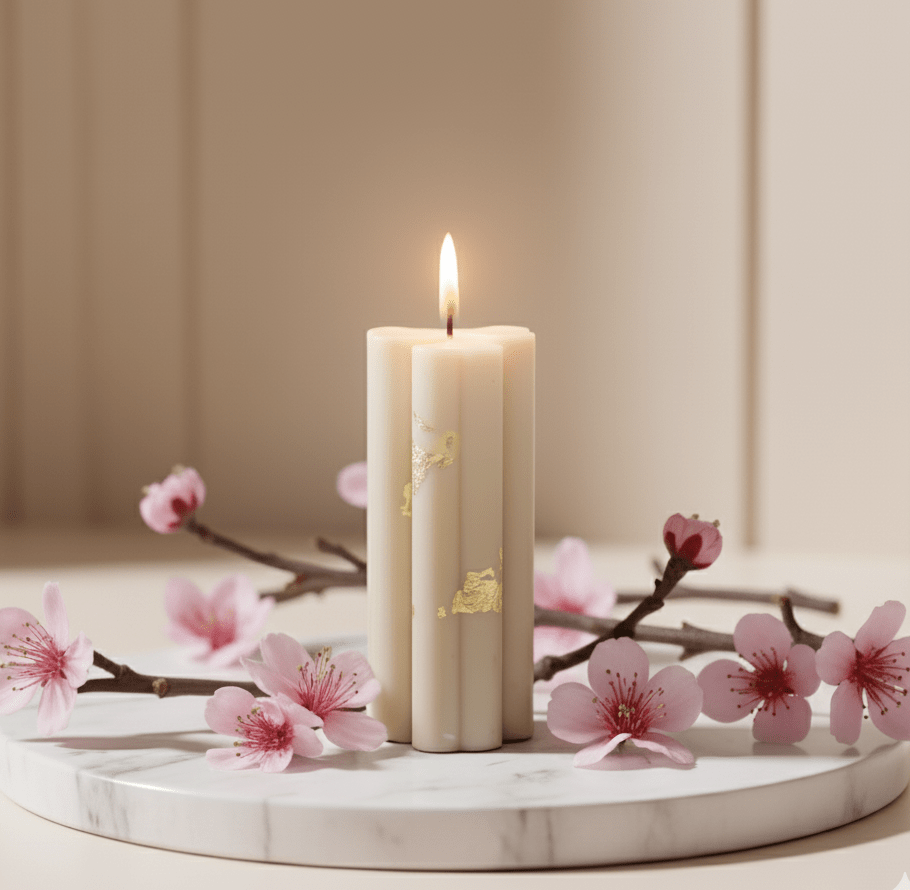 Aureum Golden Hour Pillar Candle