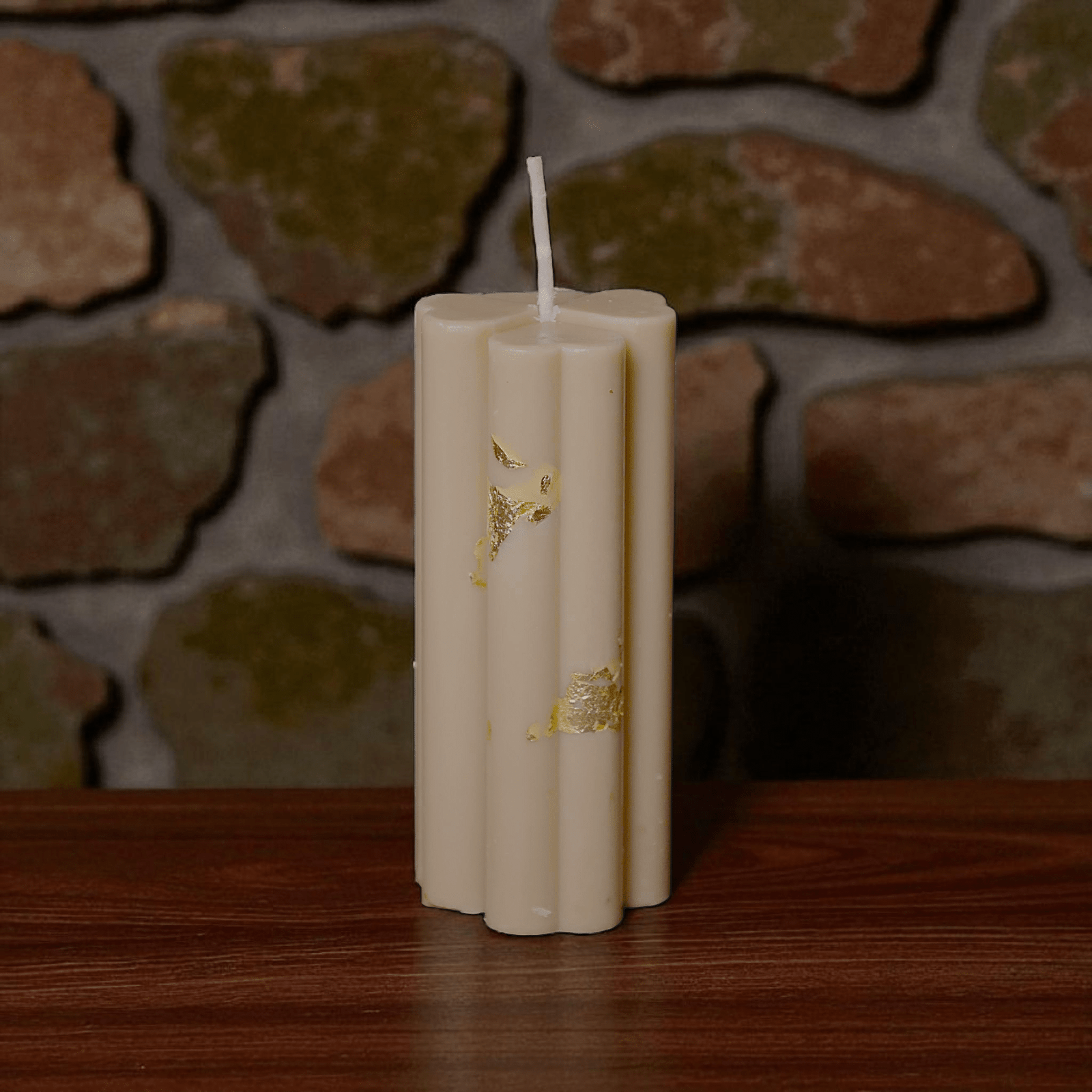 Aureum Golden Hour Pillar Candle - Image 2