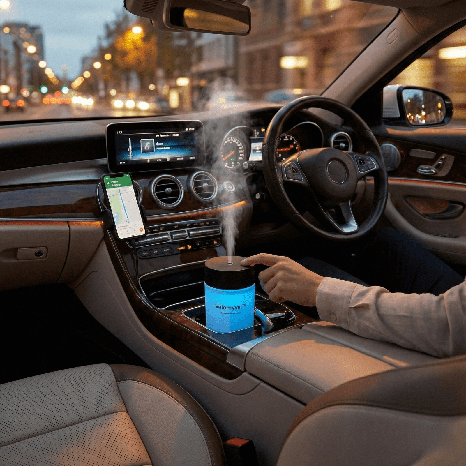 Velomyyst™ ColorGlow Cup Humidifier & Mini Aroma Diffuser (260ml) – Mist + Ambient LED Light - Image 2